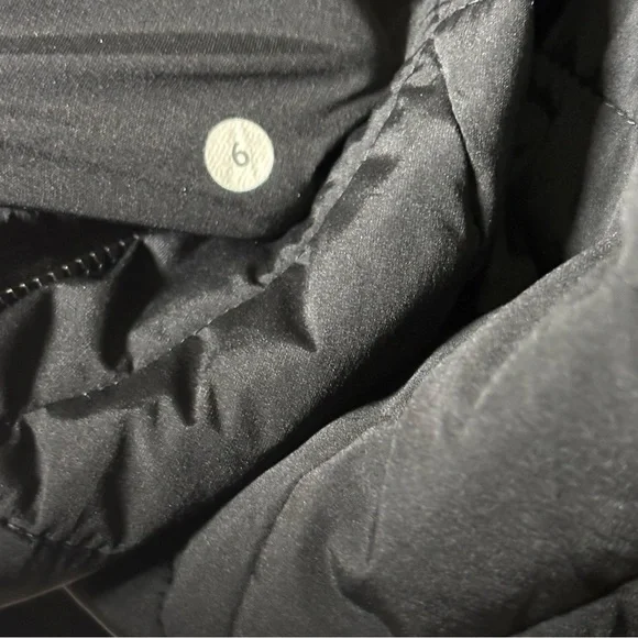 Lululemon Fluffed Up Goose Down Pullover Black Size 6 - Picture 11 of 15